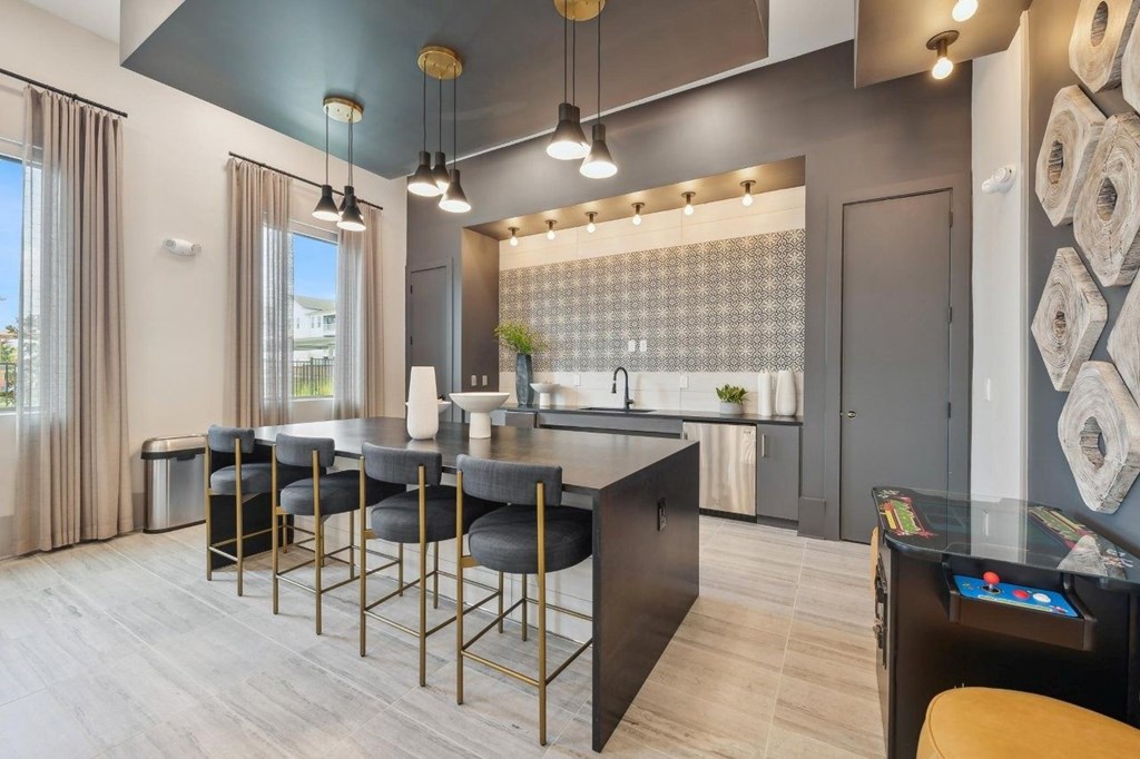 Alta Center Point Apartments in San Marcos, Texas Clubhouse Kitchen