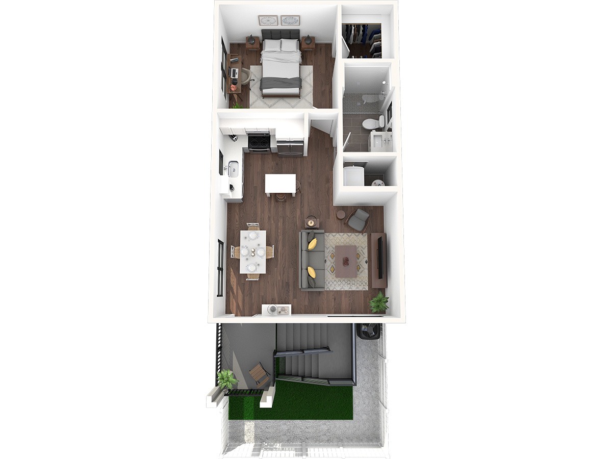 Altair by Soltura in Fort Meyers, Florida Flat 3D Floor Plan