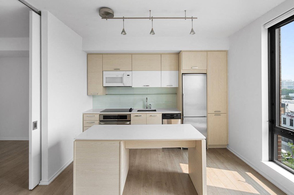 Alton District Luxury Apartments in Washington, DC Model Kitchen with Island
