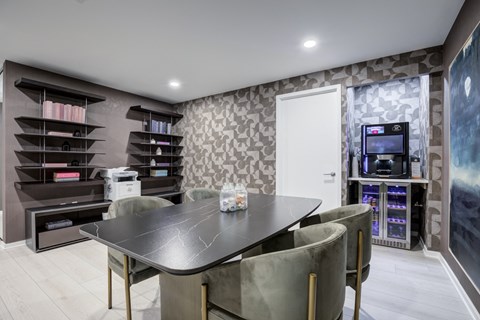 Alton District Luxury Apartments in Washington, DC Clubhouse Lounge