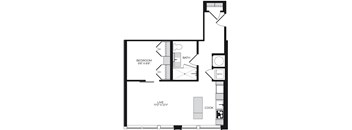 Alton District Luxury Apartments in Washington, DC A110 Floor Plan