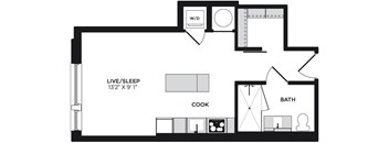 Alton District Luxury Apartments in Washington, DC S04 Floor Plan