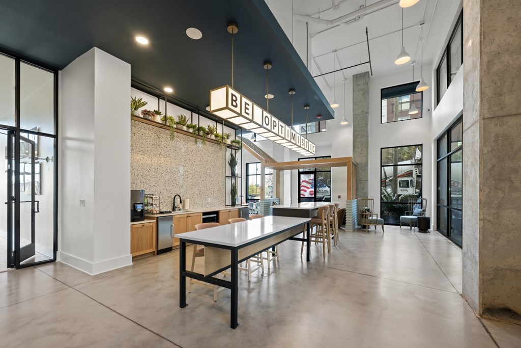 Alton Mill District Apartments in Charlotte, North Carolina Clubhouse Lounge