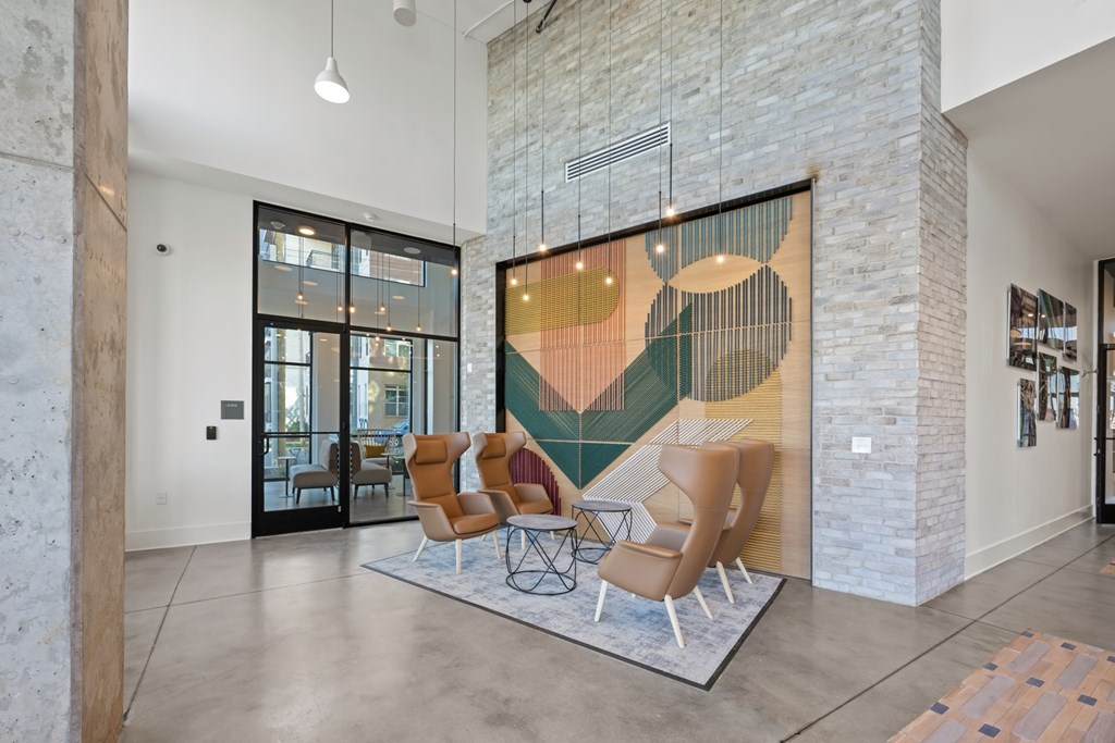 Alton Mill District Apartments in Charlotte, North Carolina Lobby