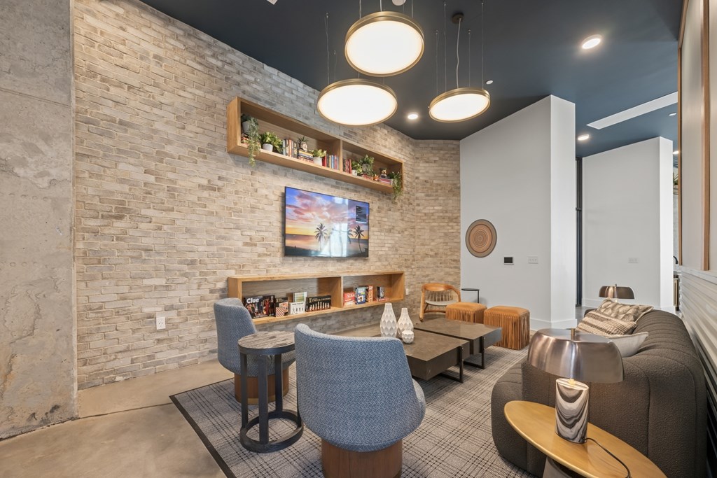 Alton Mill District Apartments in Charlotte, North Carolina Clubhouse Lounge