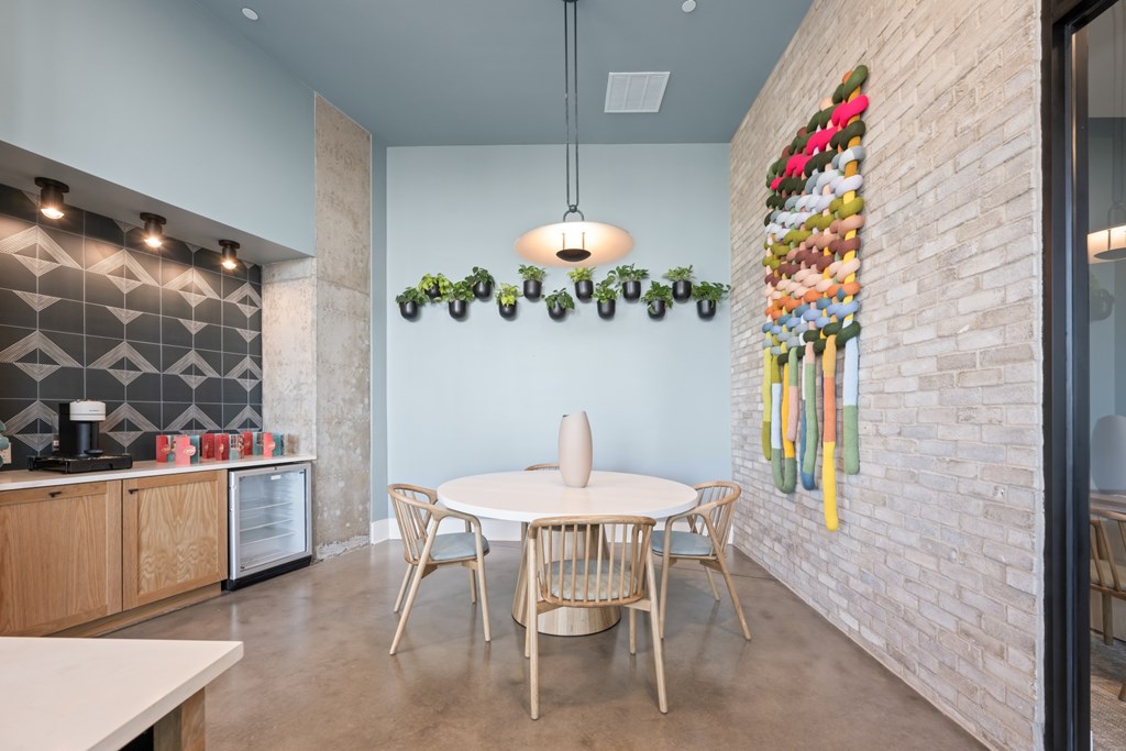 Alton Mill District Apartments in Charlotte, North Carolina Clubhouse Kitchen