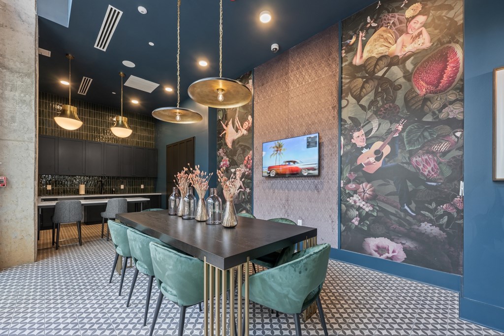 Alton Mill District Apartments in Charlotte, North Carolina Clubhouse Lounge