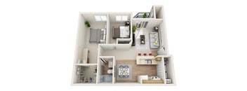 Arbor Crossing 2x1 B Floor Plan