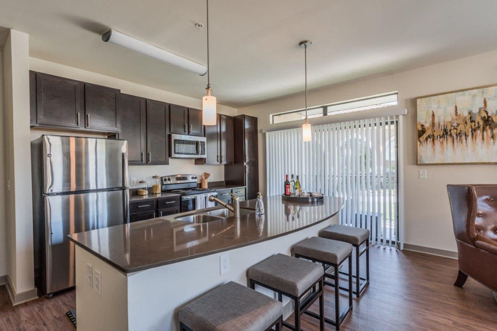 our apartments offer a kitchen