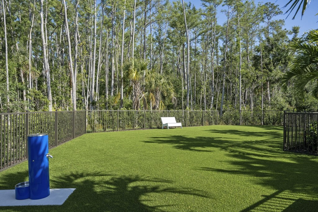 Argos by Soltura Rental Homes large lawn with a bench