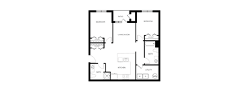 the floor plan of barcelona 54 apartment rentals