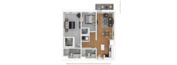 Arterra KC B2 3D Floor Plan