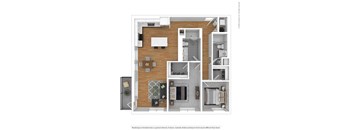 Arterra KC B3 3D Floor Plan