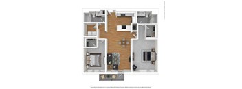 Arterra KC B6 3D Floor Plan