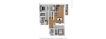 Arterra KC C4 3D Floor Plan