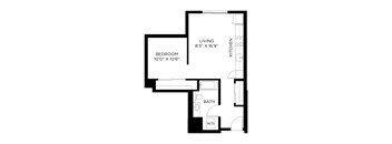 Artix Apartments B2 2D Floor Plan