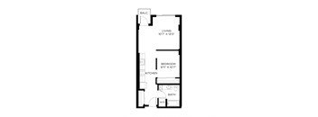 Artix Apartments B3 2D Floor Plan