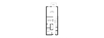 Artix Apartments B4A 2D Floor Plan