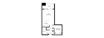Artix Apartments B5 2D Floor Plan