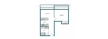 Aspire11 Apartments in Tacoma, Washington 1x1 Floor Plan