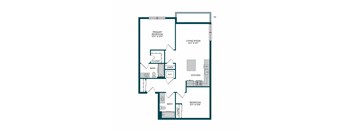 Aspire11 Apartments in Tacoma, Washington 2x2 Floor Plan