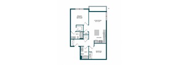 Aspire11 Apartments in Tacoma, Washington 2x2 Floor Plan