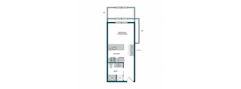 Aspire11 Apartments in Tacoma, Washington Studio C Floor Plan
