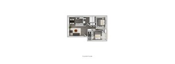 Aspire Oregon City Apartments in Oregon City, Oregon Two Bedroom Floor Plan