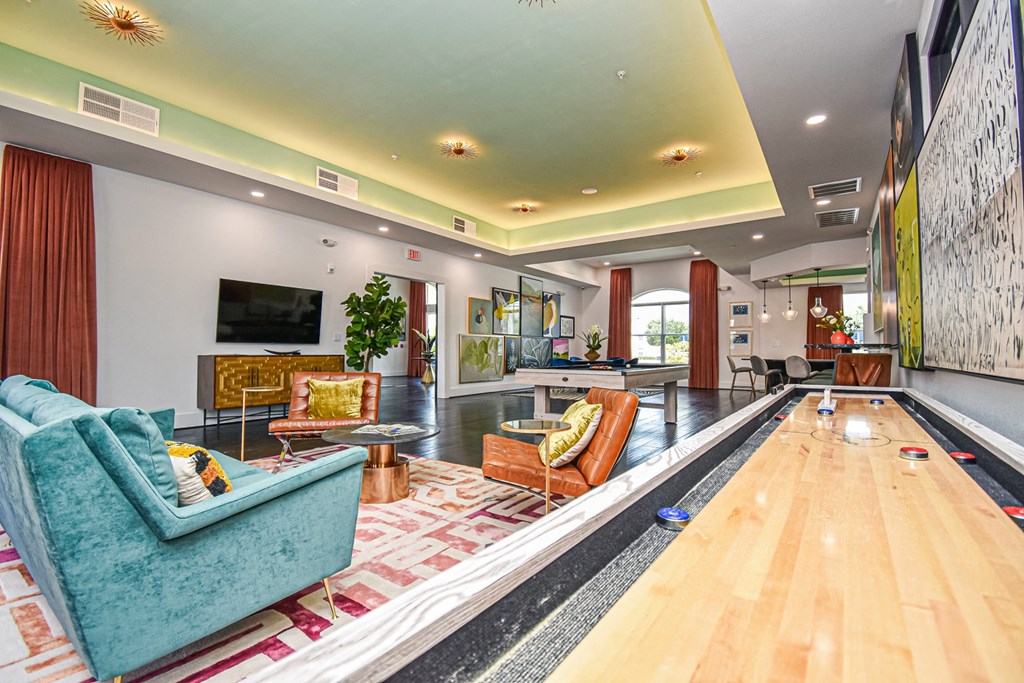 Aspire at Live Oak Clubhouse with Billiards Table and Shuffleboard