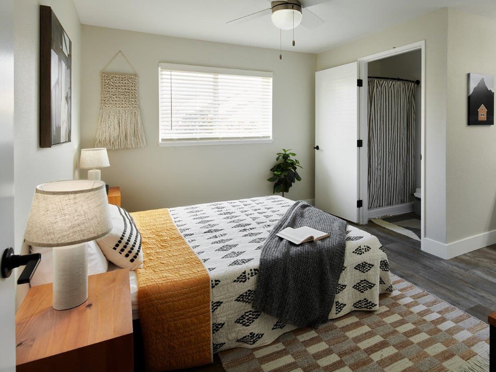 Atrio Apartments Model Bedroom