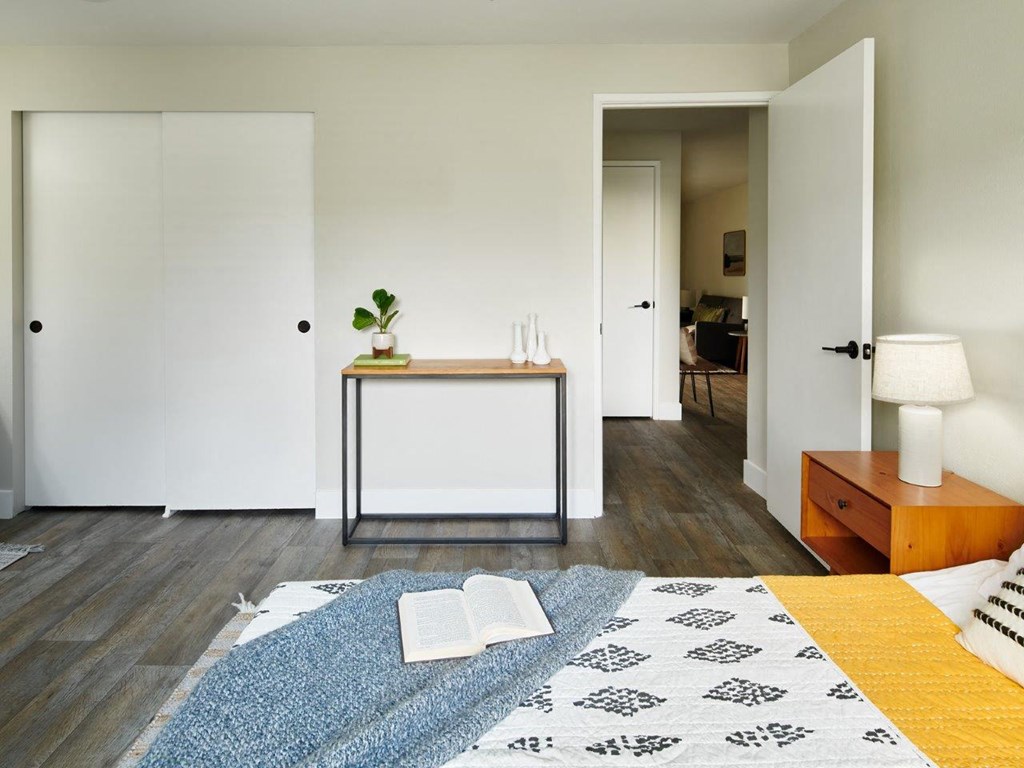 Atrio Apartments Model Bedroom