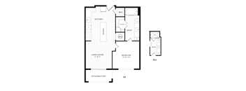 Aura 35Fifty Apartments 2D Floor Plan - A1