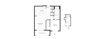 Aura 35Fifty Apartments 2D Floor Plan - A4