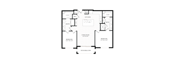 Aura 35Fifty Apartments 2D Floor Plan - B1