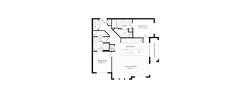 Aura 35Fifty Apartments 2D Floor Plan - B2