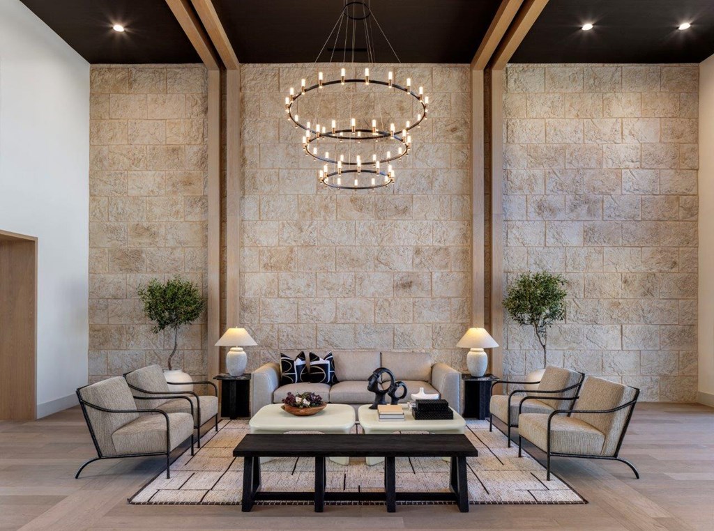 Aura 3Twenty Apartments in McKinney, Texas Clubhouse Lounge