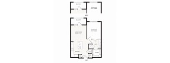 Aura Avant Apartments in Lewisville, Texas A2 Floor Plan