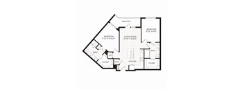 Aura Avant Apartments in Lewisville, Texas B1 Floor Plan