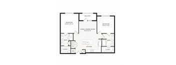 Aura Avant Apartments in Lewisville, Texas B3 Floor Plan