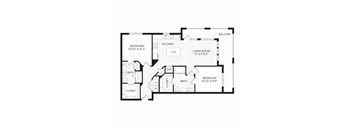 Aura Avant Apartments in Lewisville, Texas B5 Floor Plan