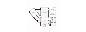 Aura Avant Apartments in Lewisville, Texas B6 Floor Plan
