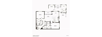 A floor plan of a residential area with labeled rooms such as Bedroom, Bath, Kitchen, Living room, Dining room, and Balcony.