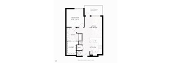 Aura crossroads A1 Floor Plan