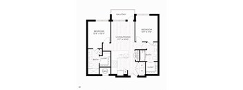 Aura crossroads B1 Floor Plan