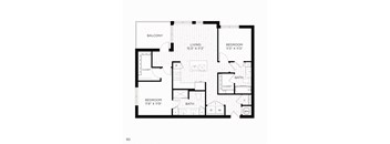 Aura crossroads B2 Floor Plan