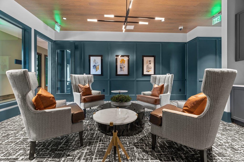 Aura Crossroads Clubhouse Lounge