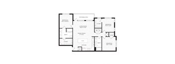 Aura High Pointe Apartments in Austin, Texas C1.1 ANSI Floor Plan
