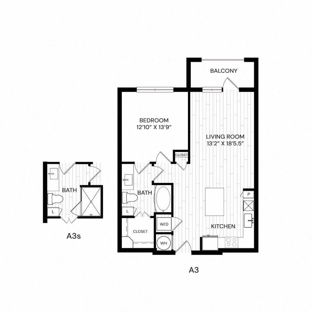 Aura Southgate A3 Floor Plan