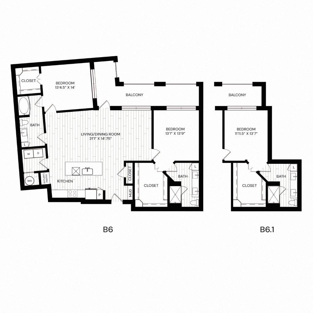 Aura Southgate B6 Floor Plan