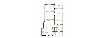Aura Uptown Apartments in Phoenix, Arizona A4m1 Floor Plan
